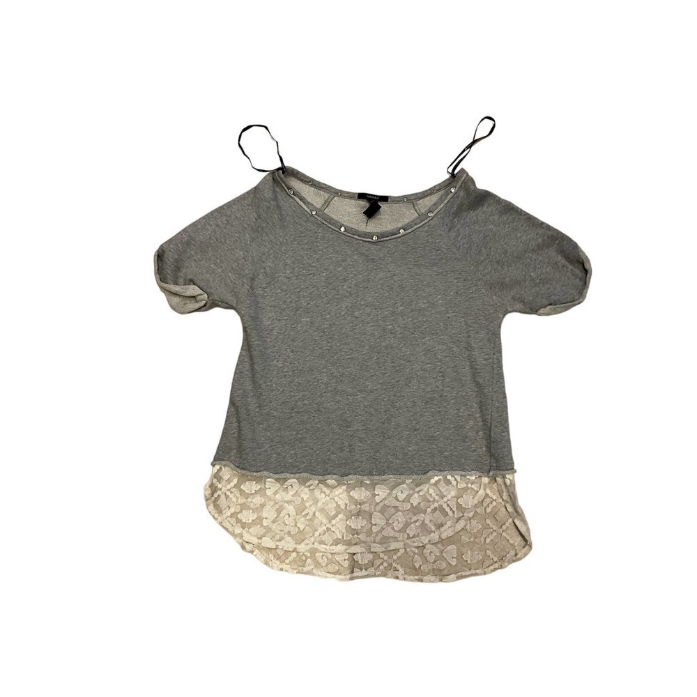 Forever 21 Grey sweatshirt top sz M